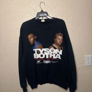 Vintage 1999 Mike Tyson Vs Botha Boxing Event Sweatshirt Size XL.  RARE